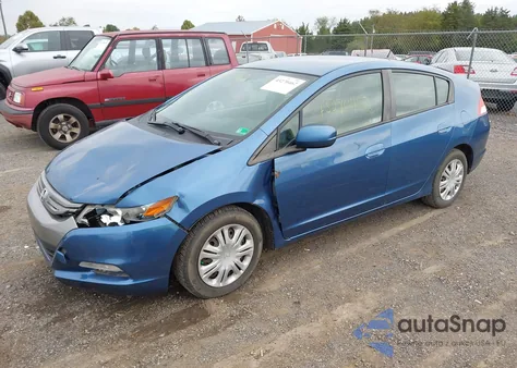 2010 Honda Insight Lx from USA, damaged, VIN JHMZE2H54AS041076
